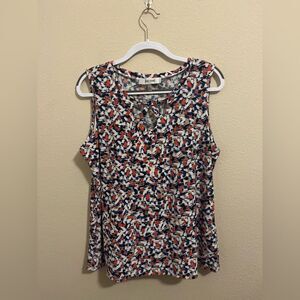 Jones Studio Multicolor Sleeveless Top